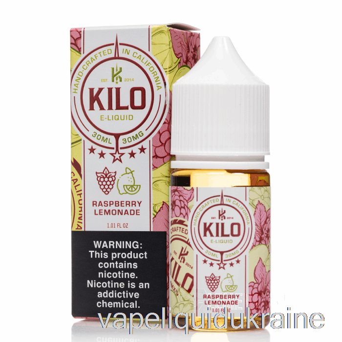 Vape Liquid Ukraine Raspberry Lemonade - Kilo Revival Salts - 30mL 30mg